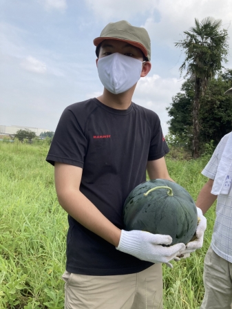 🍉スイカ収穫 ＆ スイカ割り🎵(2020/9/4)イメージ1